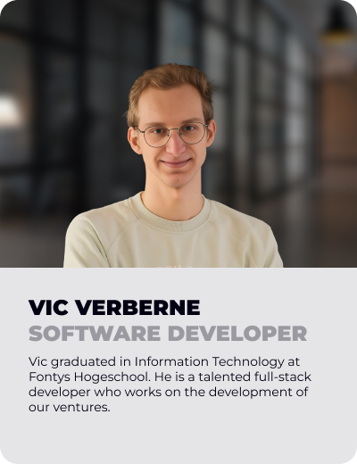 Vic is a software developer at Duodeka